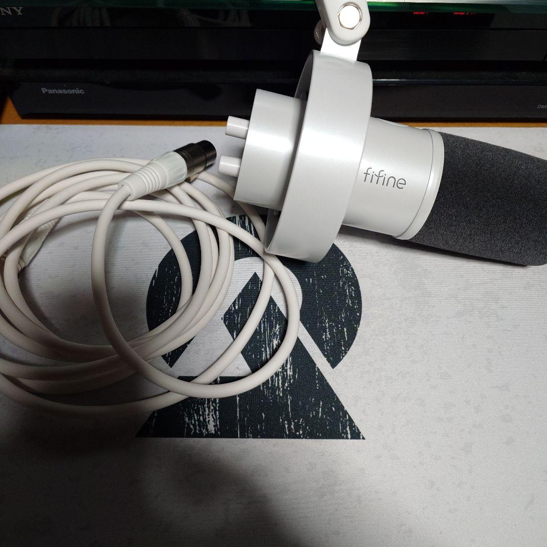 fifine K688 マイク、キャノンケーブル、マイクアームセット