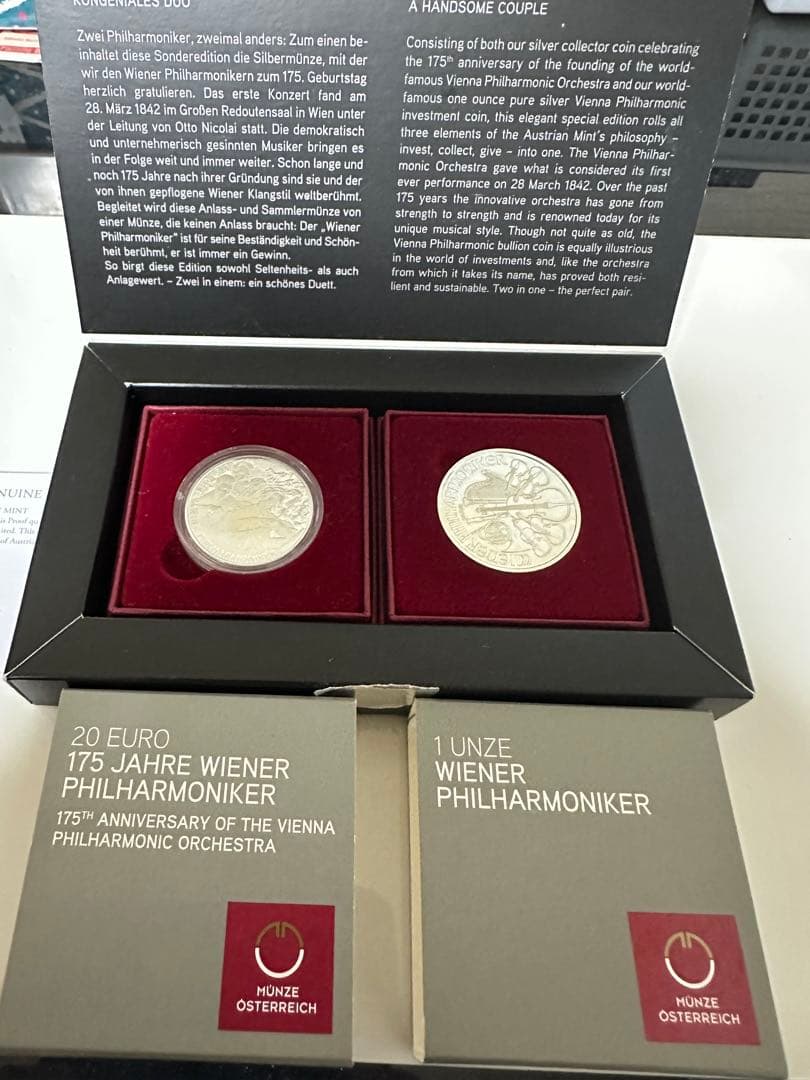 175周年ウィーンフィルハーモニー管弦楽団メダルセット