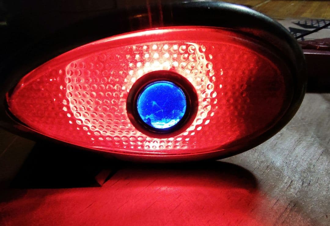 当時物★希少ビンテージ★ブルードットテールランプ・ラスト一点限り！