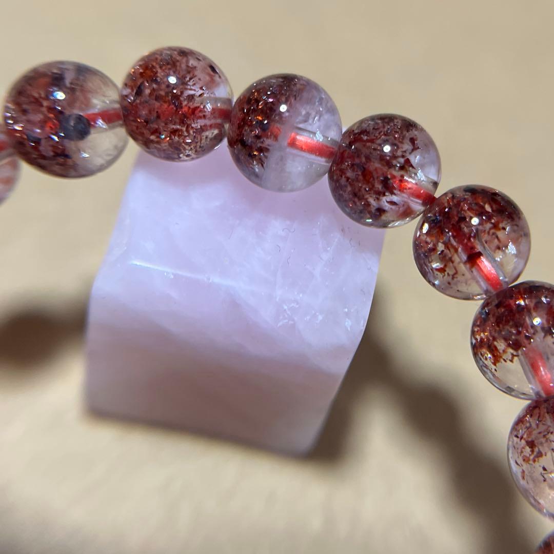 ブラジル産 レピドクロライトインクォーツ(ファイヤクォーツ) ブレスレット