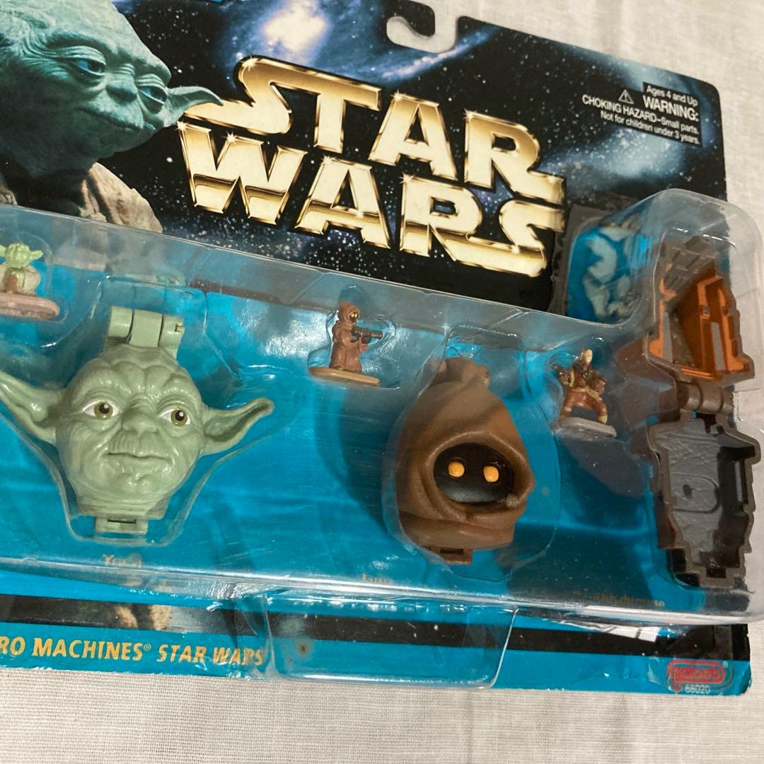 スターウォーズ マイクロマシン　フィギュア　ヘッドコレクション　4点セット