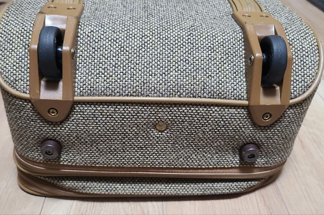 ハートマン キャリーケース ツイード/ベルティングレザー