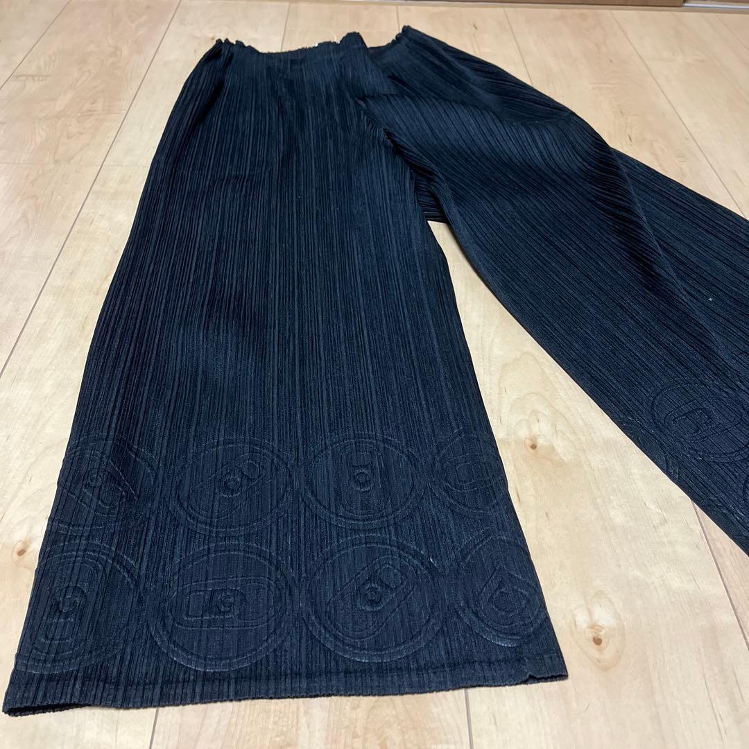 プリーツプリーズ　黒パンツ2枚