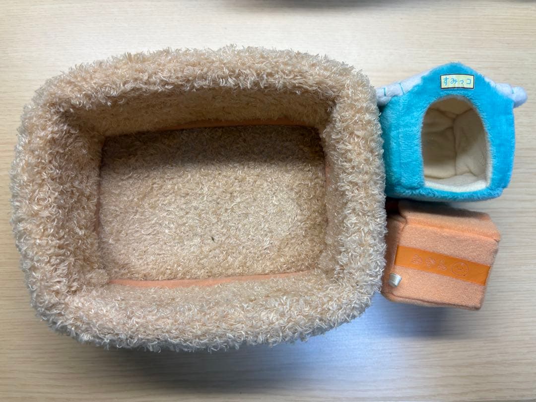 すみっコぐらしてのりぬいぐるみセットと収納ボックス