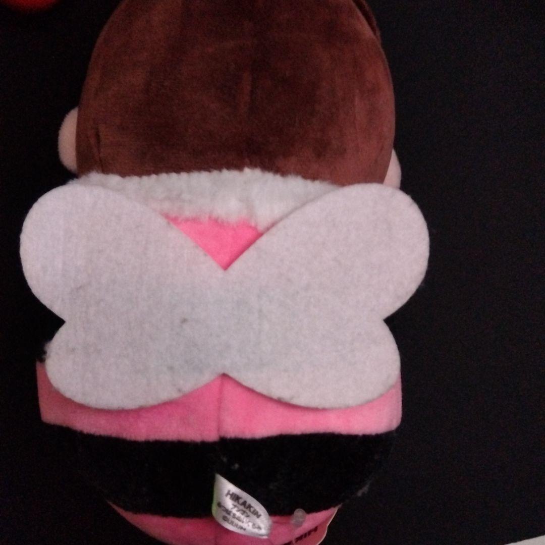 HIKAKINみつばちぬいぐるみタグ付き