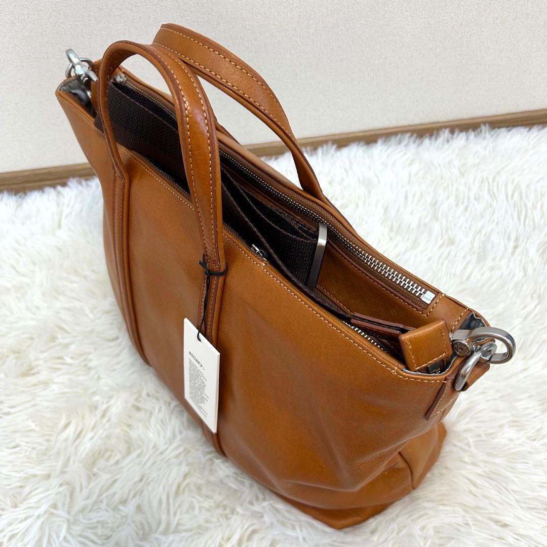 【新品タグ付き】aniary 2wayトートバック アンティークレザー