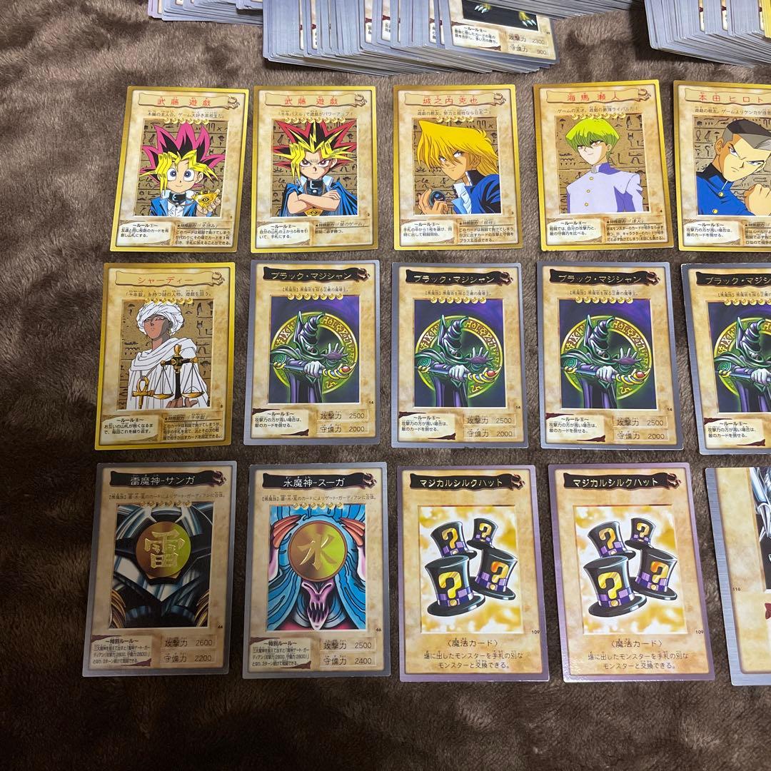 初期　バンダイ　遊戯王　約360枚　まとめ　ブラックマジシャン　デーモンの召喚