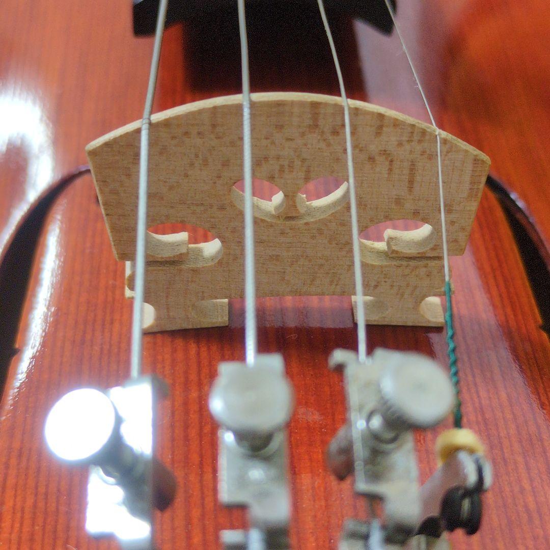 【特価】SUZUKI NO.520 バイオリン 1/2 1987 杉藤弓 虎杢