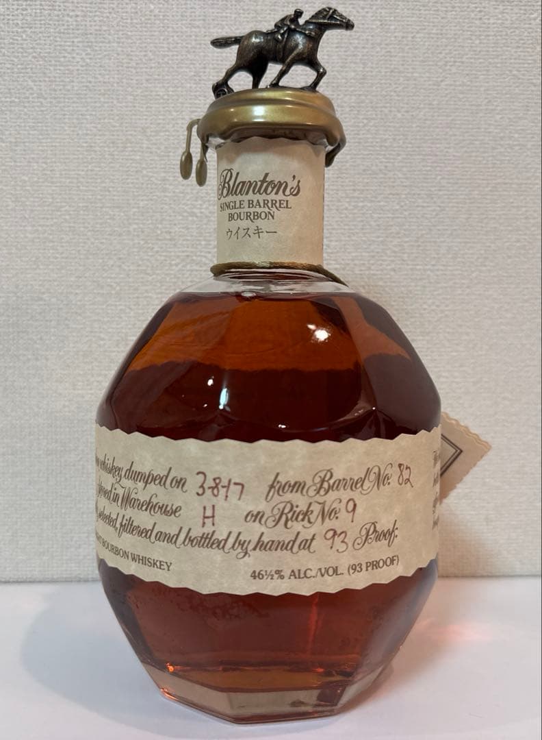 Blanton's シングルバレルバーボン　新品未開封　袋付き　1本