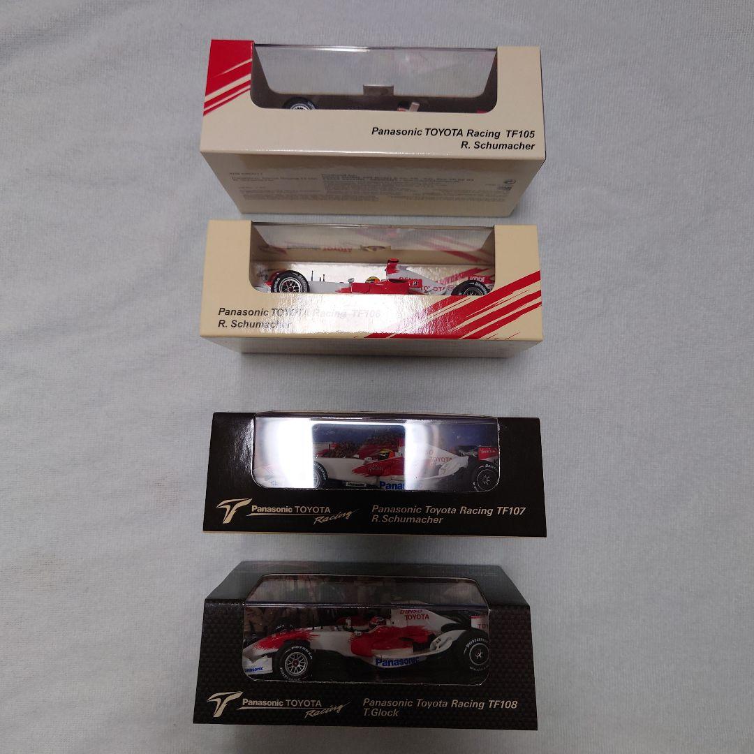 ミニチャンプ 1/43 F1 パナソニック トヨタ レーシング 4台セット