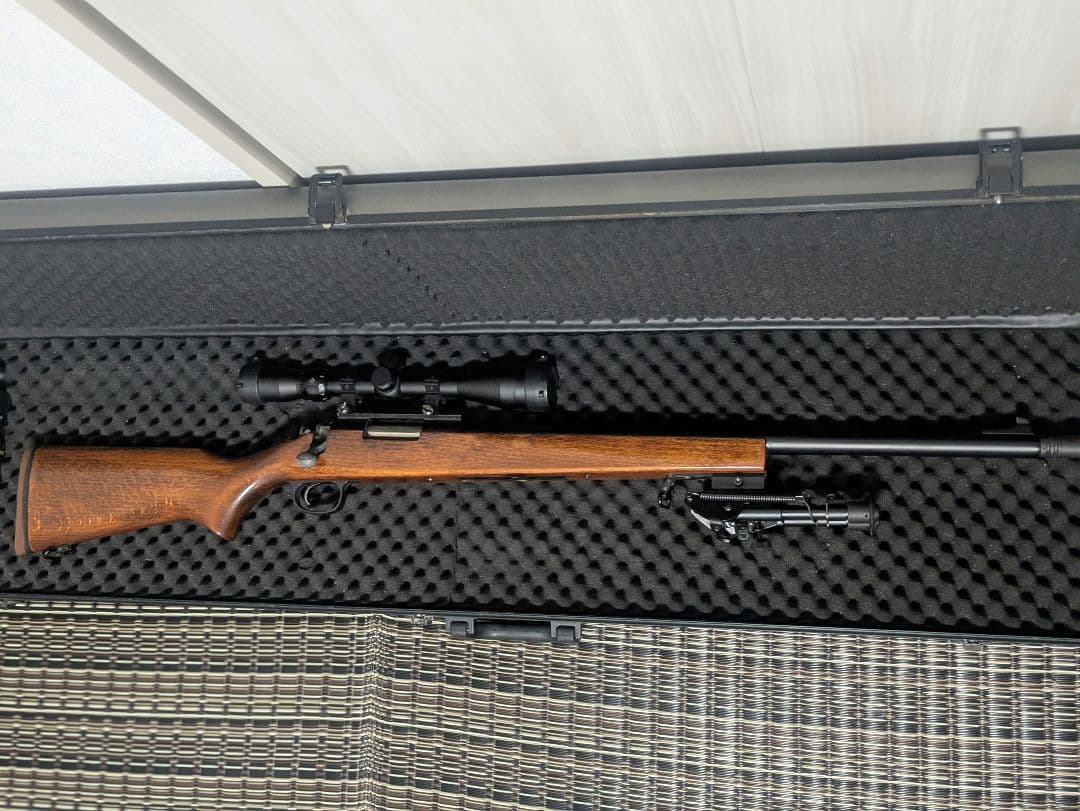 東京マルイ　VSR-10 リアルショック　木製ストック スコープ バイポッド付