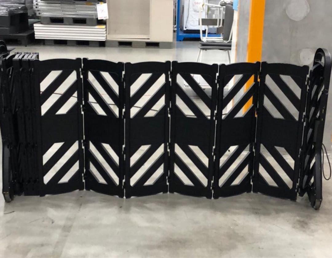 折りたたみ式パーテーション 交通柵, 安全建設フェンス格納式交通　折りたたみ式