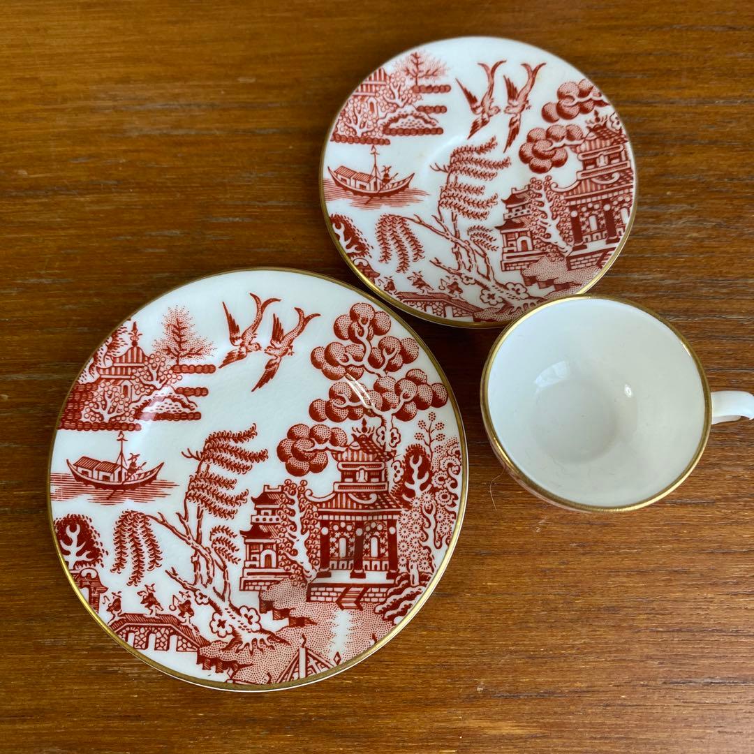 コールポート レッド　ウィロー オールドウィロー ミニチュア　ティーセット