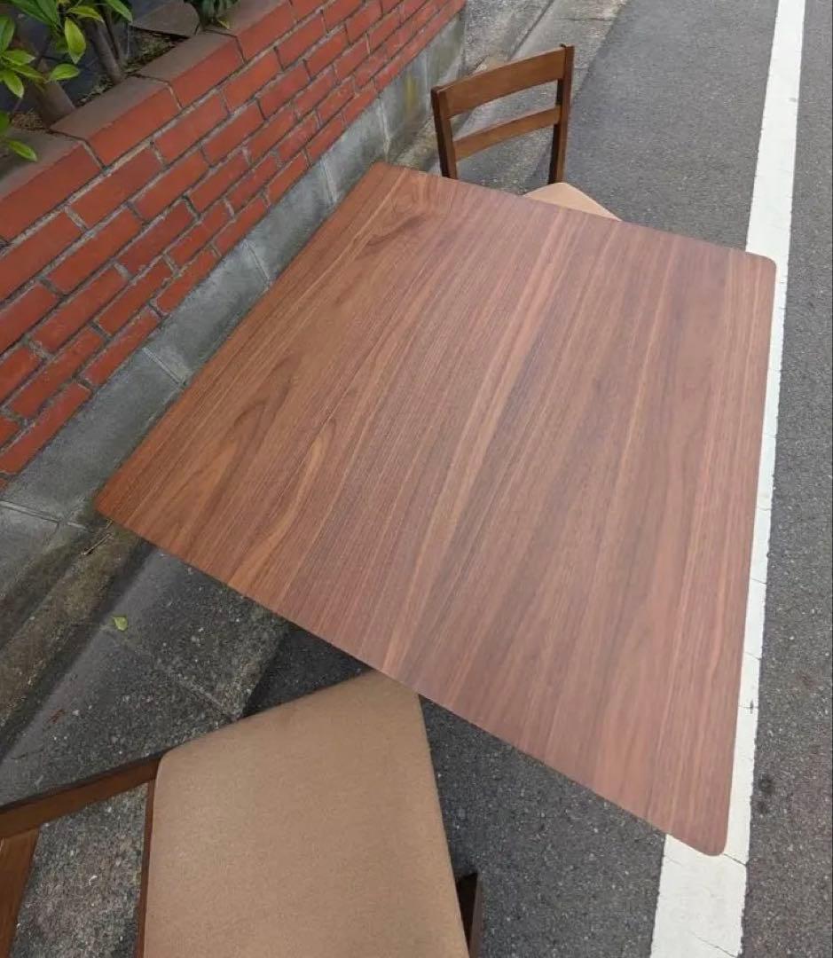 ＊東京都付近限定品＊美品　オーヤマ　木製　ダイニングテーブルセット ブラウン