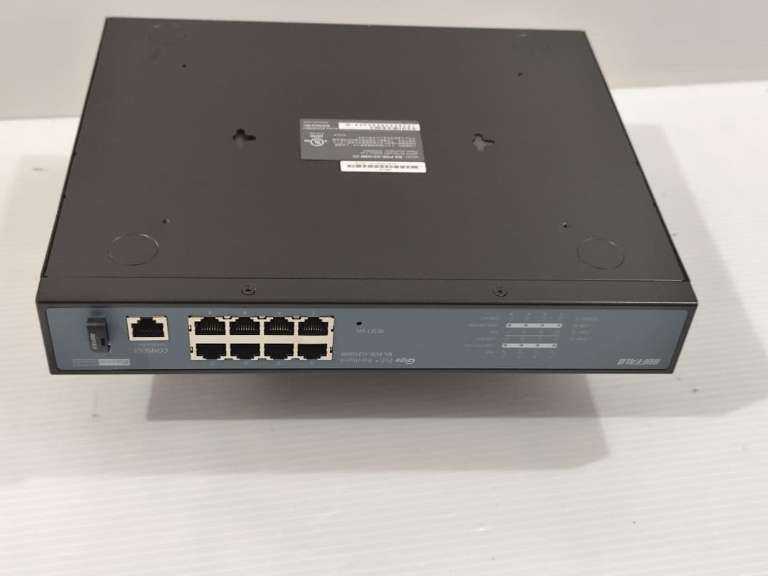 BUFFALO BS-POE-G2108M スイッチングハブ 4台セット