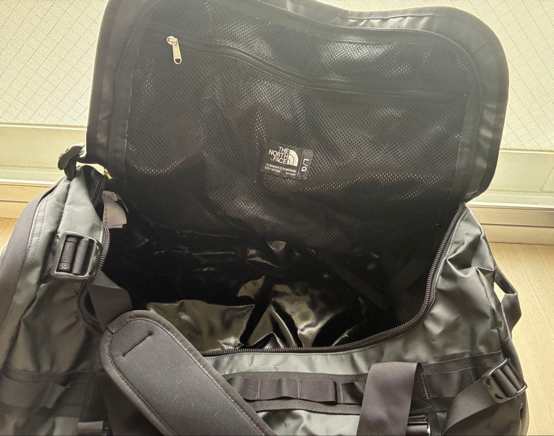The North Face ブラックボストンバッグ