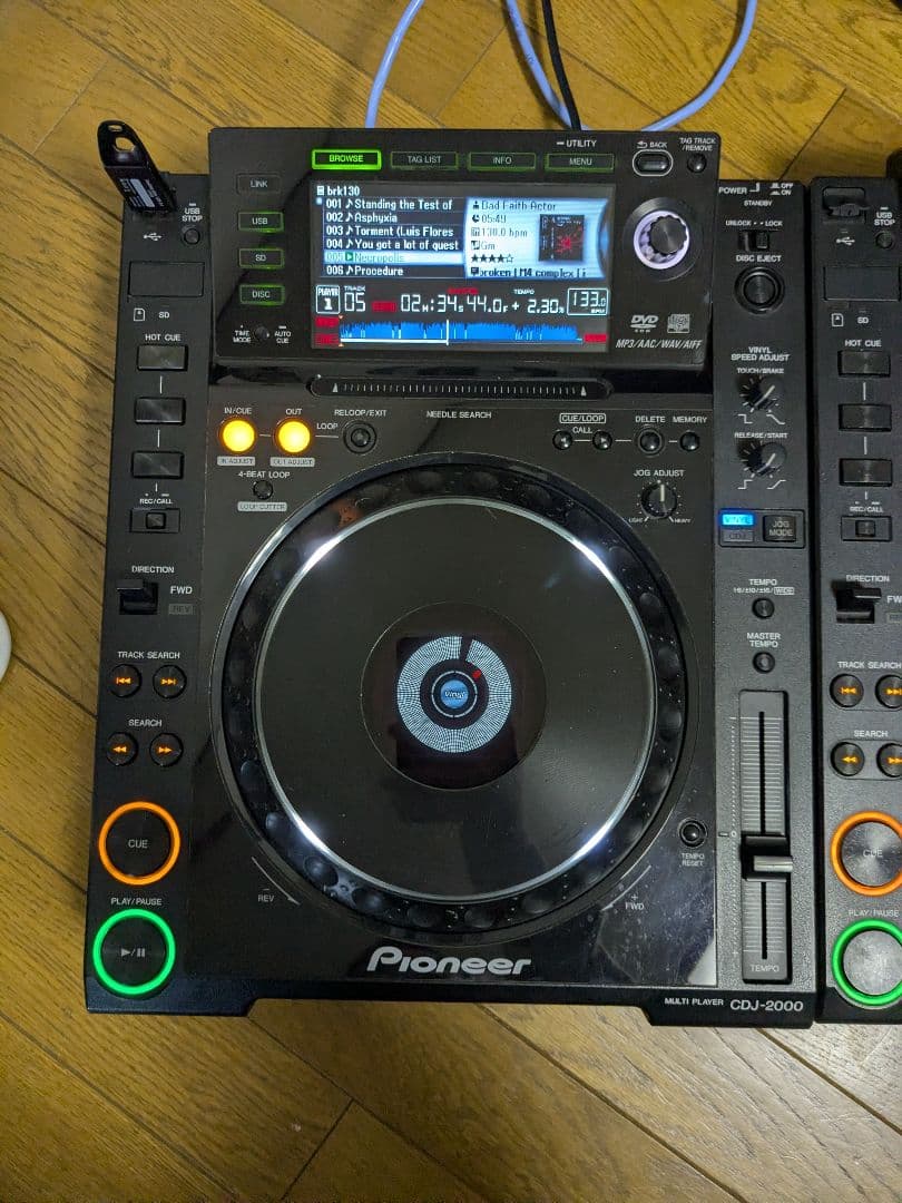 CDJ-2000 2台セット
