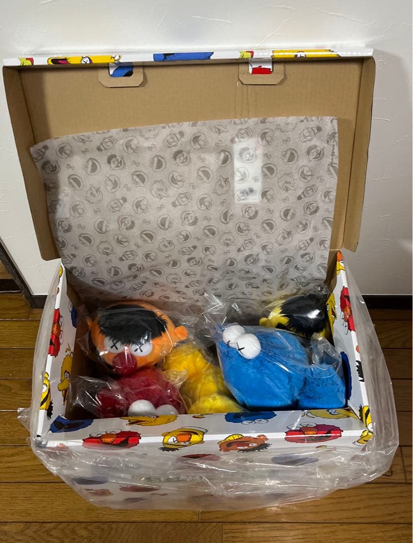 未使用　UNIQLO セサミストリート　ぬいぐるみ　コンプリート　セット