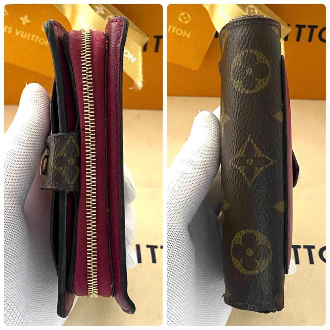 ルイ ヴィトン◎ポルトフォイユ ジュリエット フューシャ モノグラム 二つ折り