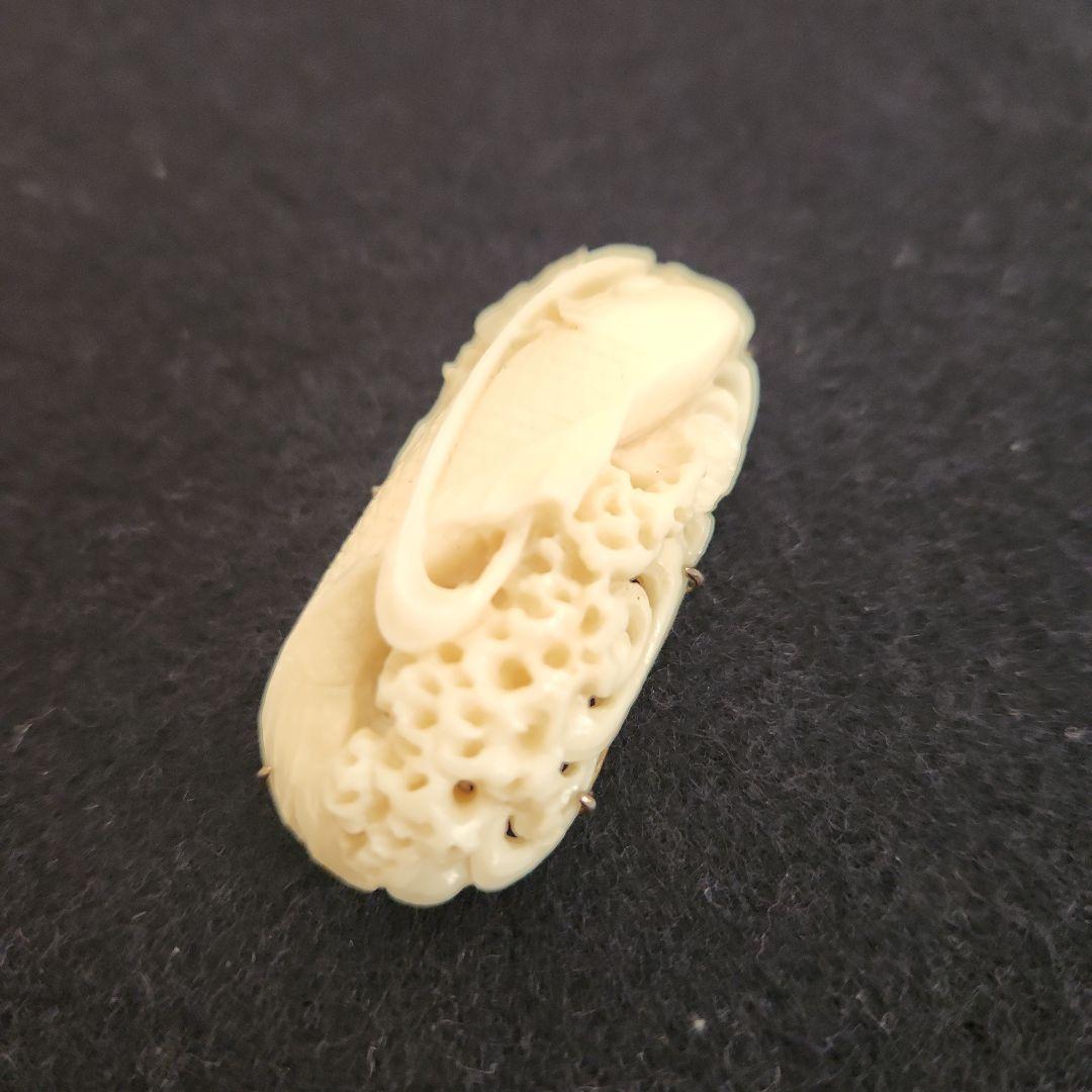 帯留め‥白珊瑚