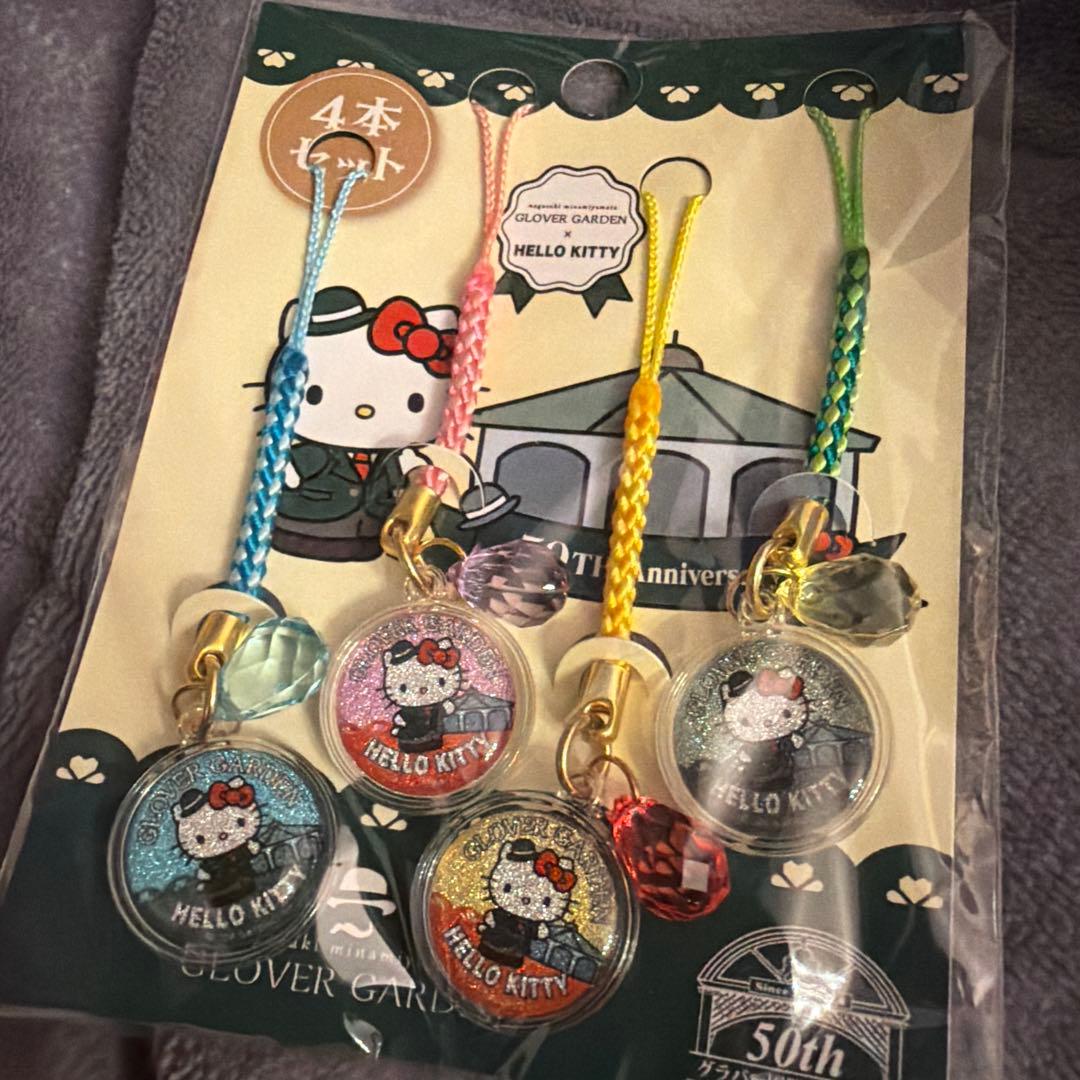 【未開封】 長崎グラバー園×キティ マスコット ぬいぐるみ ストラップ バッジ等