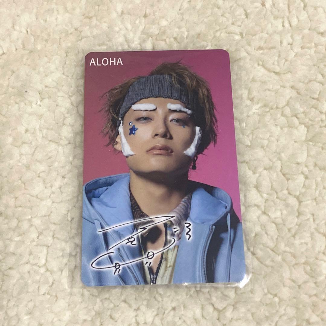 超特急 アロハ スペシャルきっぷ サイン