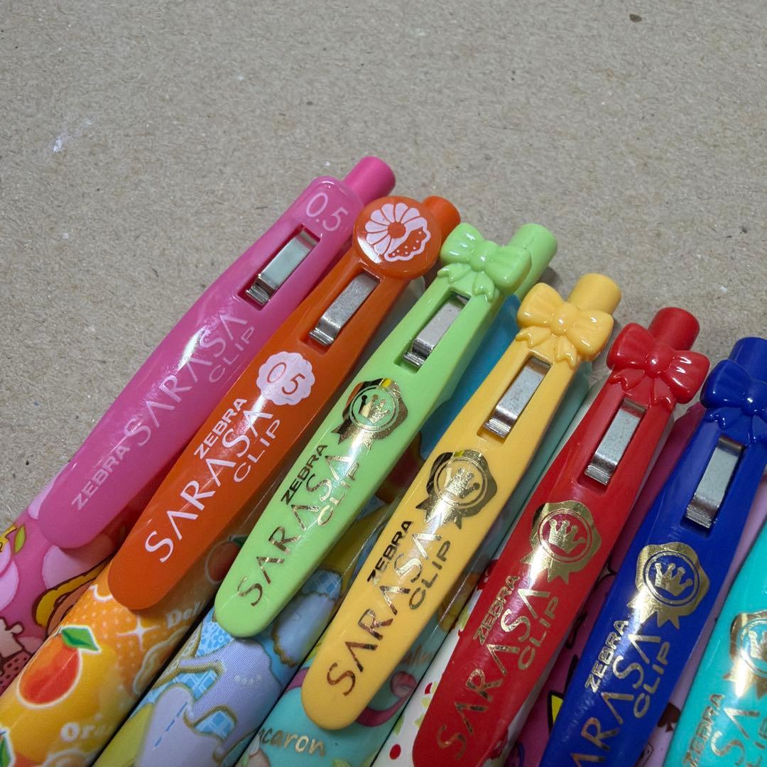 限定 ゼブラ SARARA サラサ ボールペン ピチレモン 匂い付き 9本セット