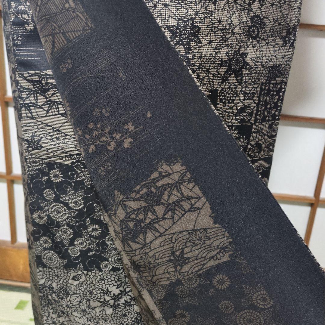 美品 型染 大島紬 丈162 裄68