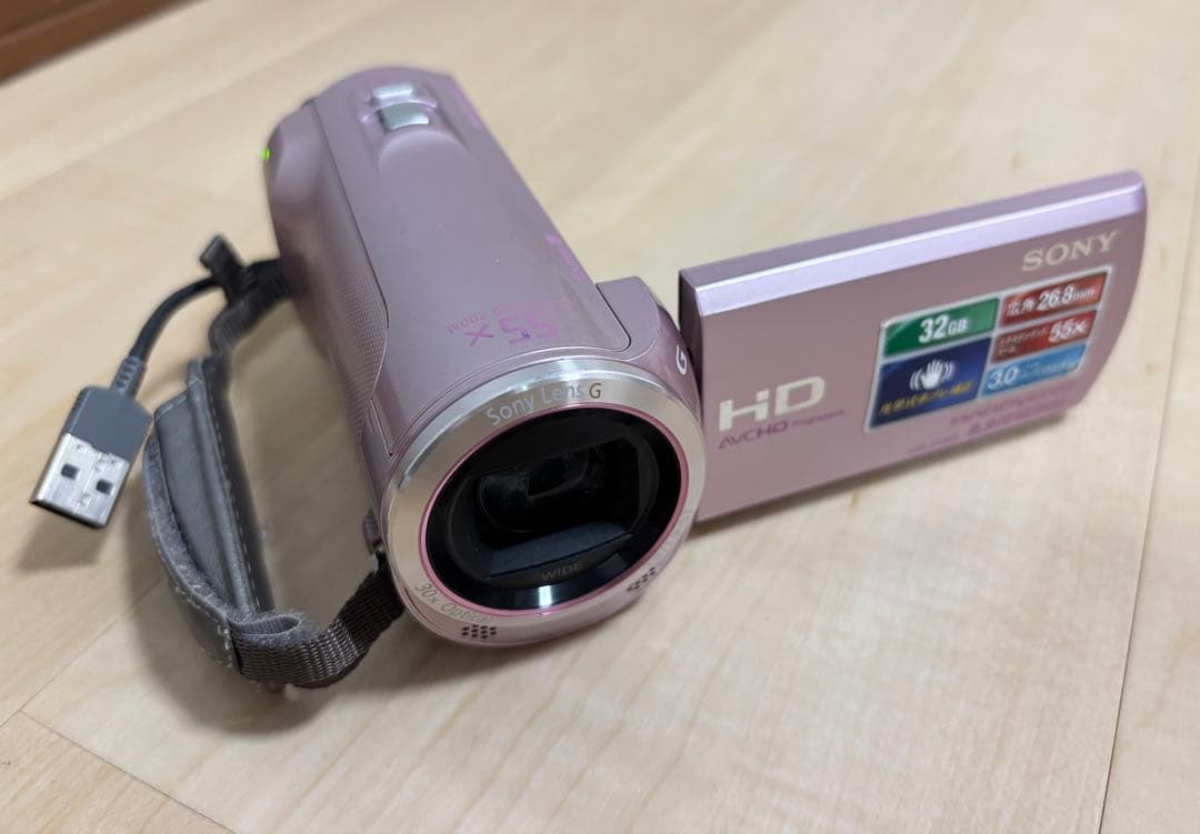 SONY HDR-CX390ビデオカメラ　ピンク