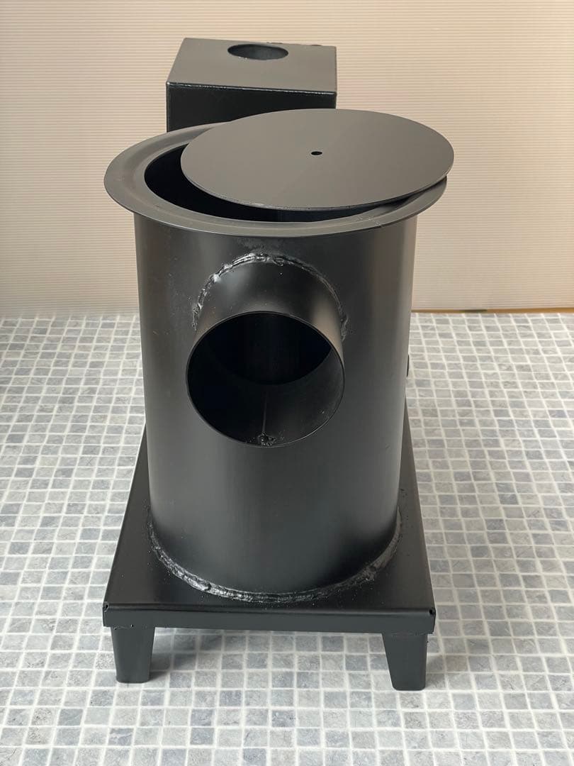 廃油ストーブ　耐熱塗装