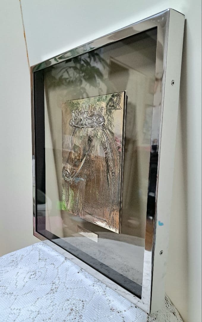 サルバドール・ダリ　「ダリの馬」より、CALIGULA 　銀製版