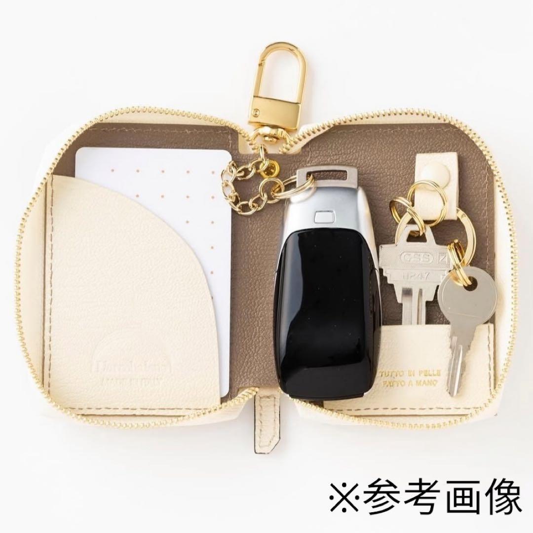 2283【新品 定価2.2万円】ラルコバレーノ★スマートWキーケース★鍵入れ★