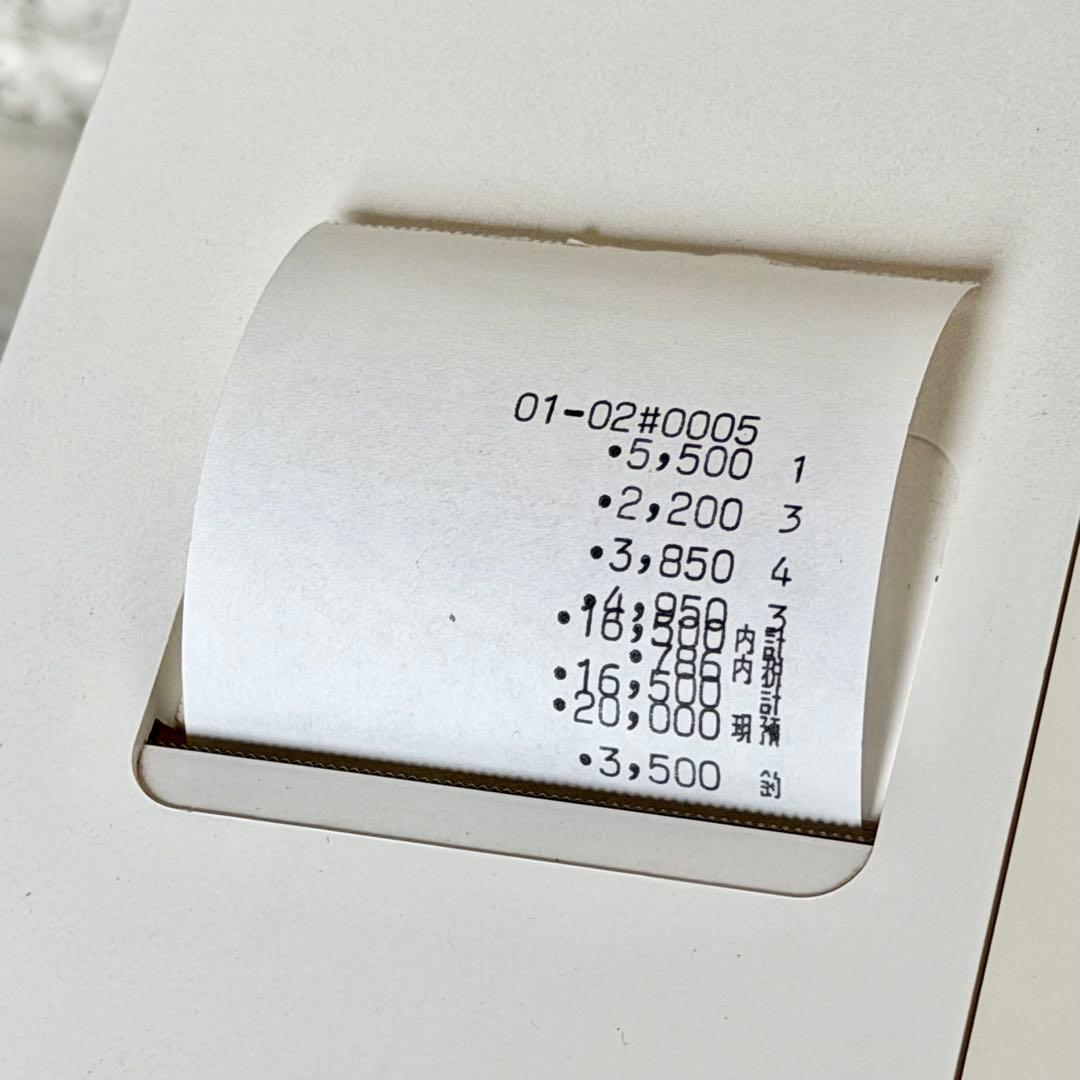 CASIO「110ER」電子レジスター インク交換済み