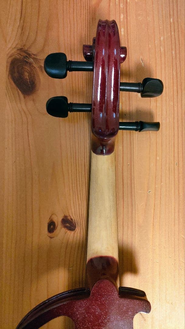 肩当て 弓2本 付き！ENNBOM サイレントバイオリン HVPV-30 4/4