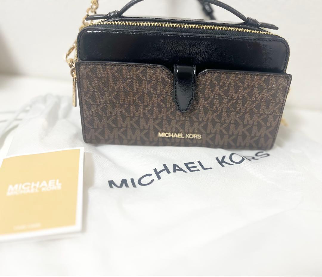 MICHAEL KORS ショルダーバッグ ブラウン/ブラック