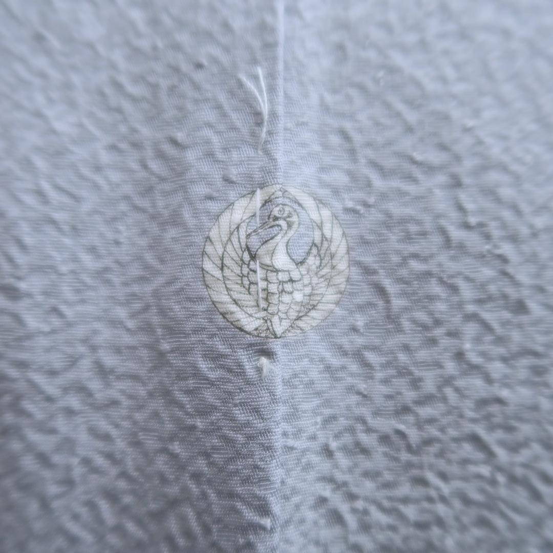 M321　色無地　身丈157cm　染一つ紋　しつけ糸　やまとお誂え