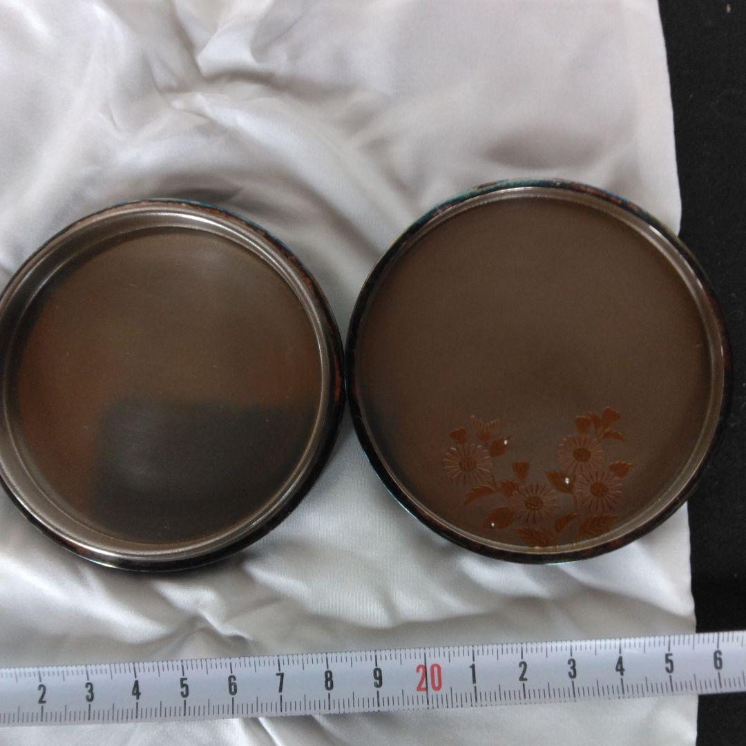 香合　蒔絵　春斎