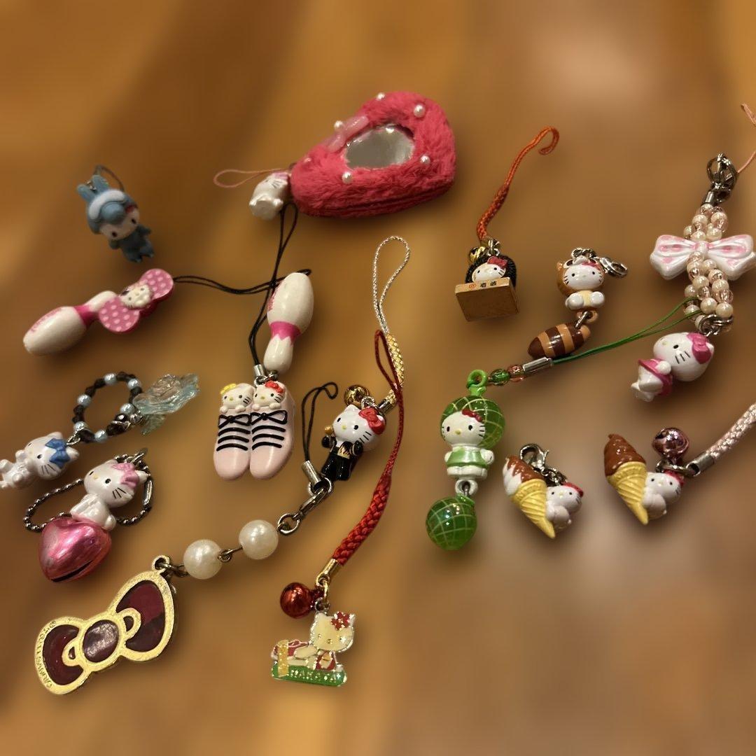 ハローキティ ストラップ 15個セット