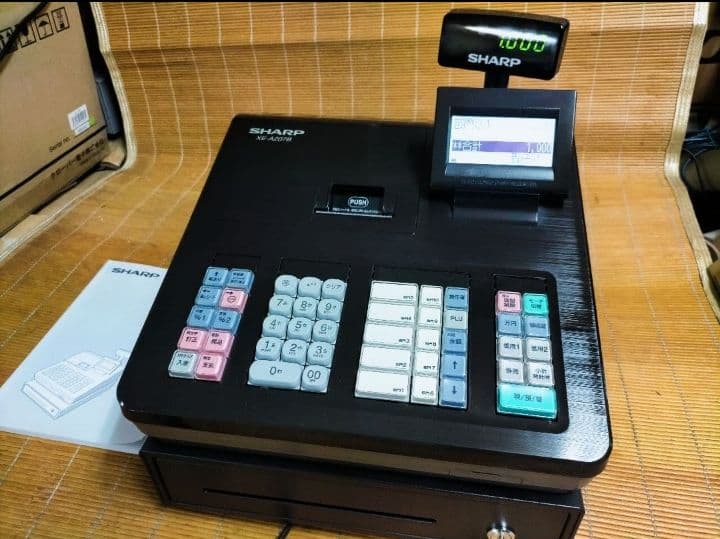 美品シャープレジスター　XE-A207　PC連携売上管理設定無料　000880