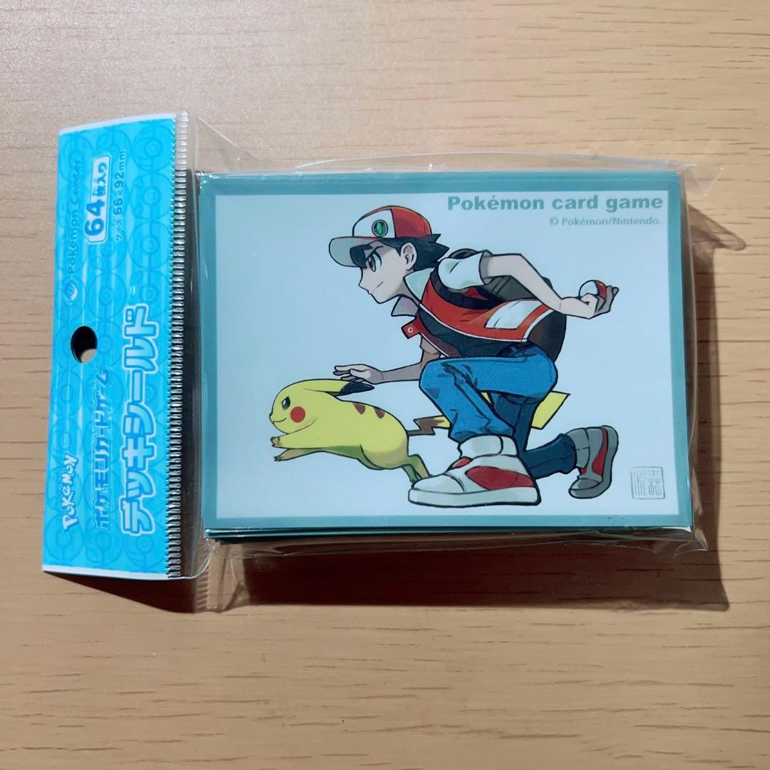 ポケモンカード デッキシールド レッド&ピカチュウ