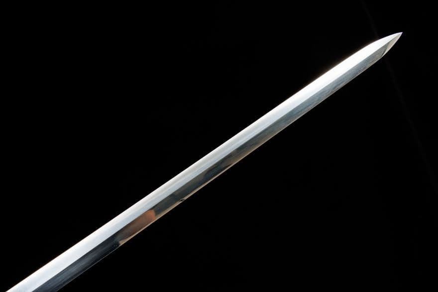 【青衣の剣】古兵器 武具 刀装具 日本刀　模造刀 居合刀 武士道 鑑賞用 美術刀