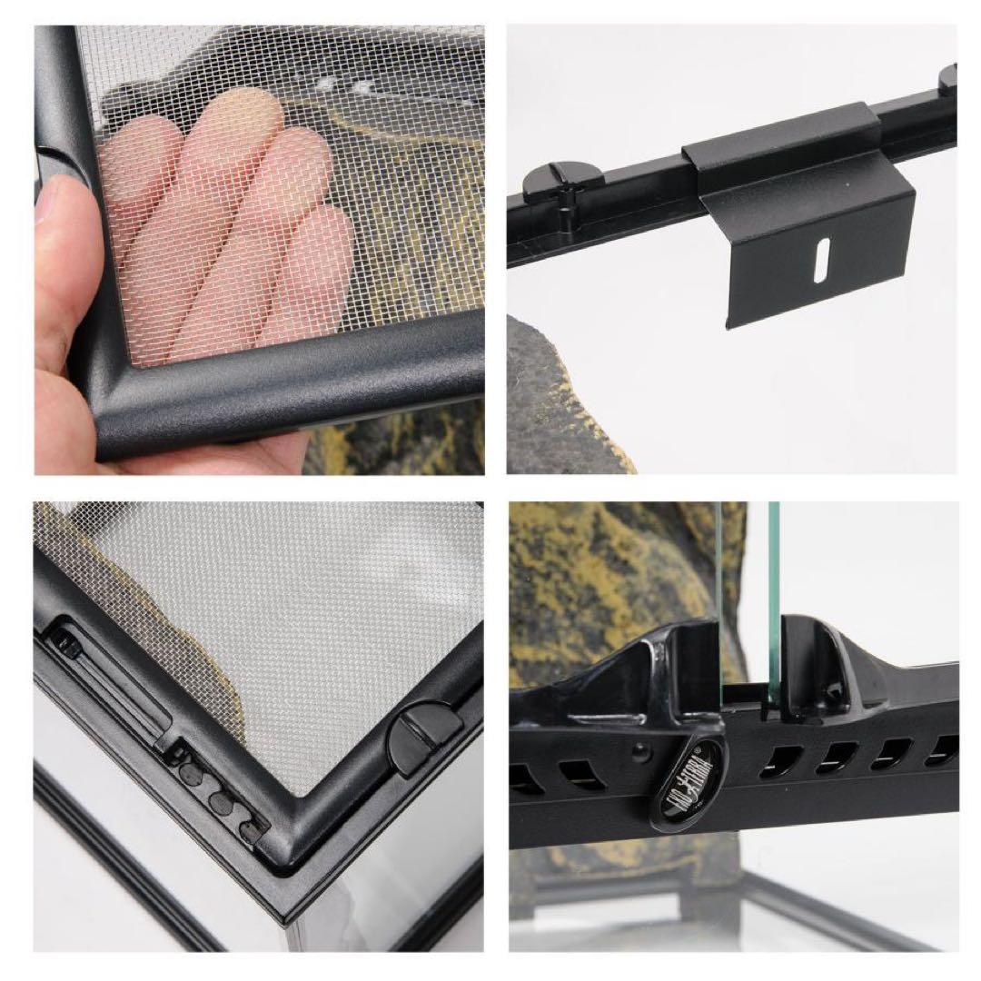 【新品】爬虫類ケージ　ＧＥＸ　エキゾテラ　グラステラリウム　３０４５　爬虫類