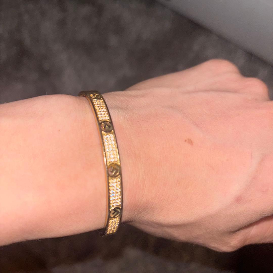 フェンディ◆ エフ イズ フェンディ ブレスレット◆イタリア製