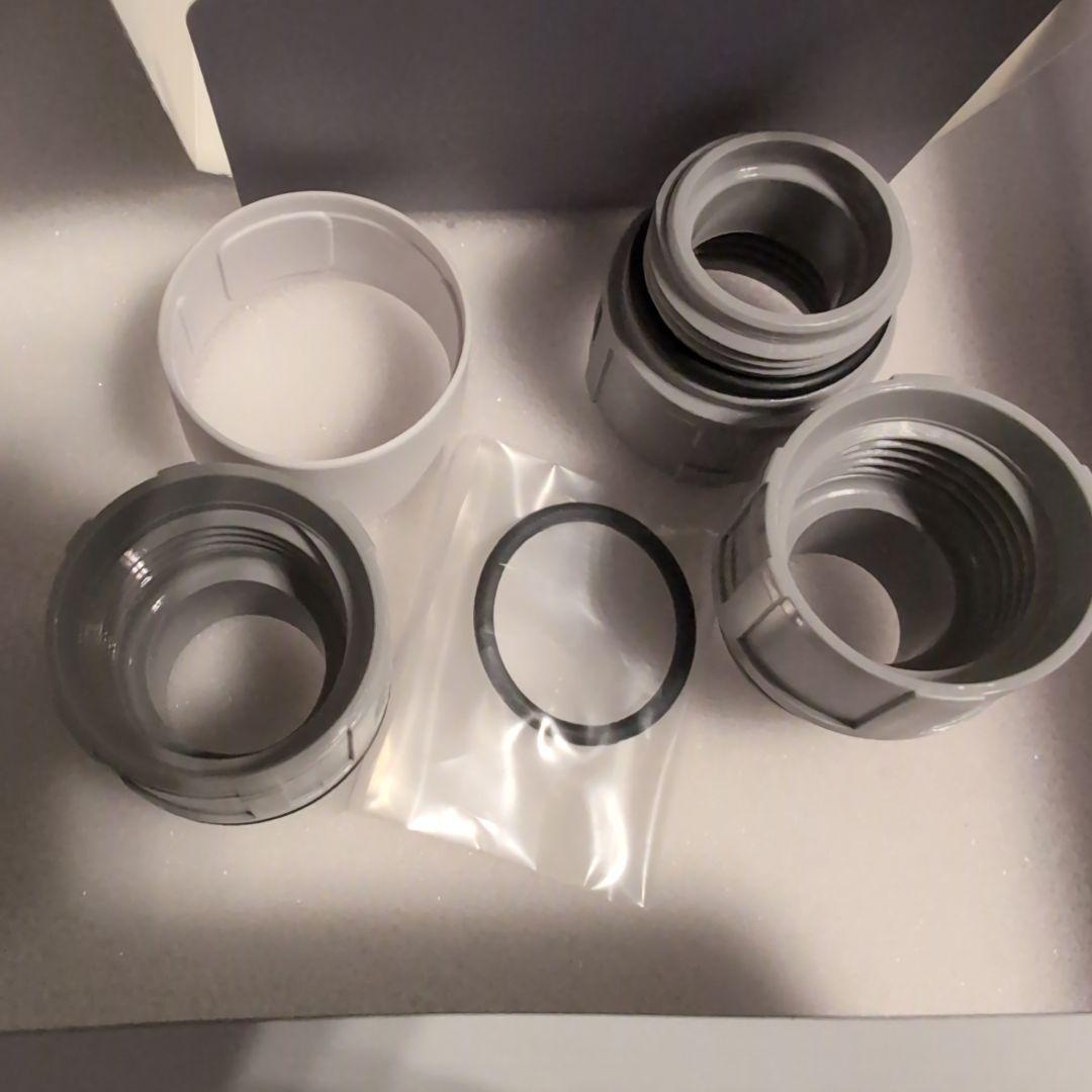 SALONIA シャワーヘッド ファインバブルクリア ホワイト