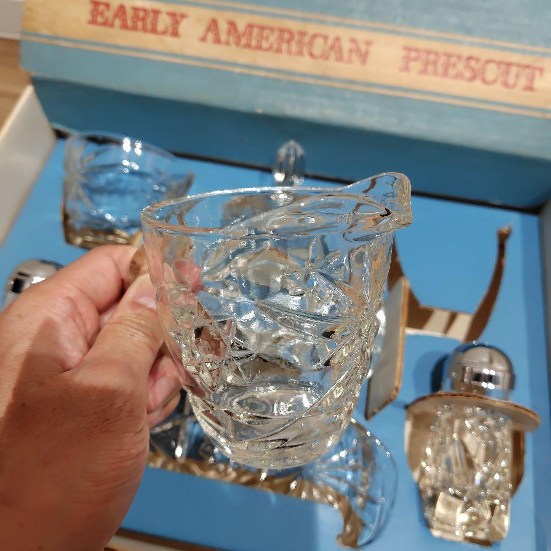 アンティーク雑貨 Anchor Hocking Early American Prescut