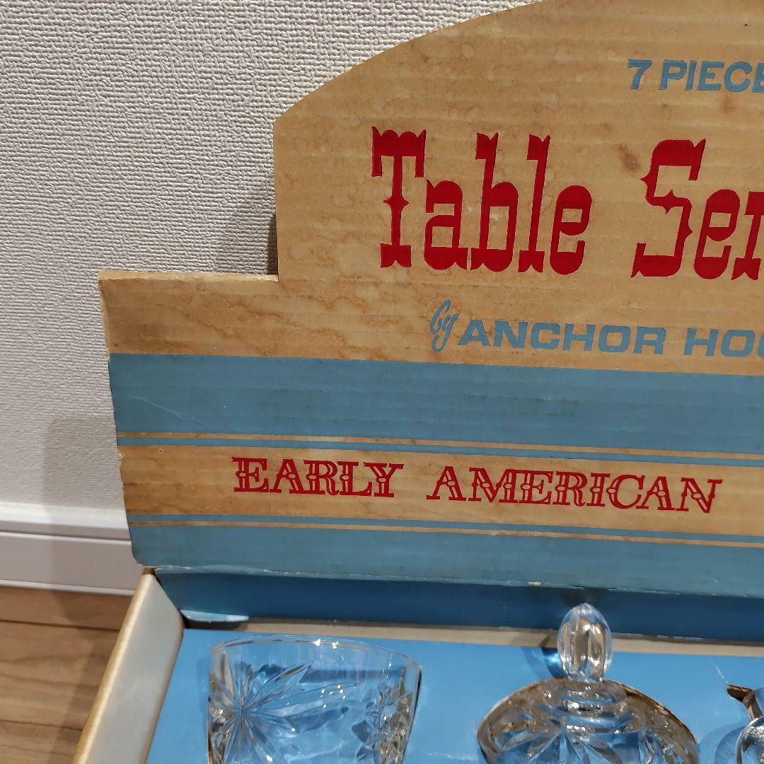アンティーク雑貨 Anchor Hocking Early American Prescut
