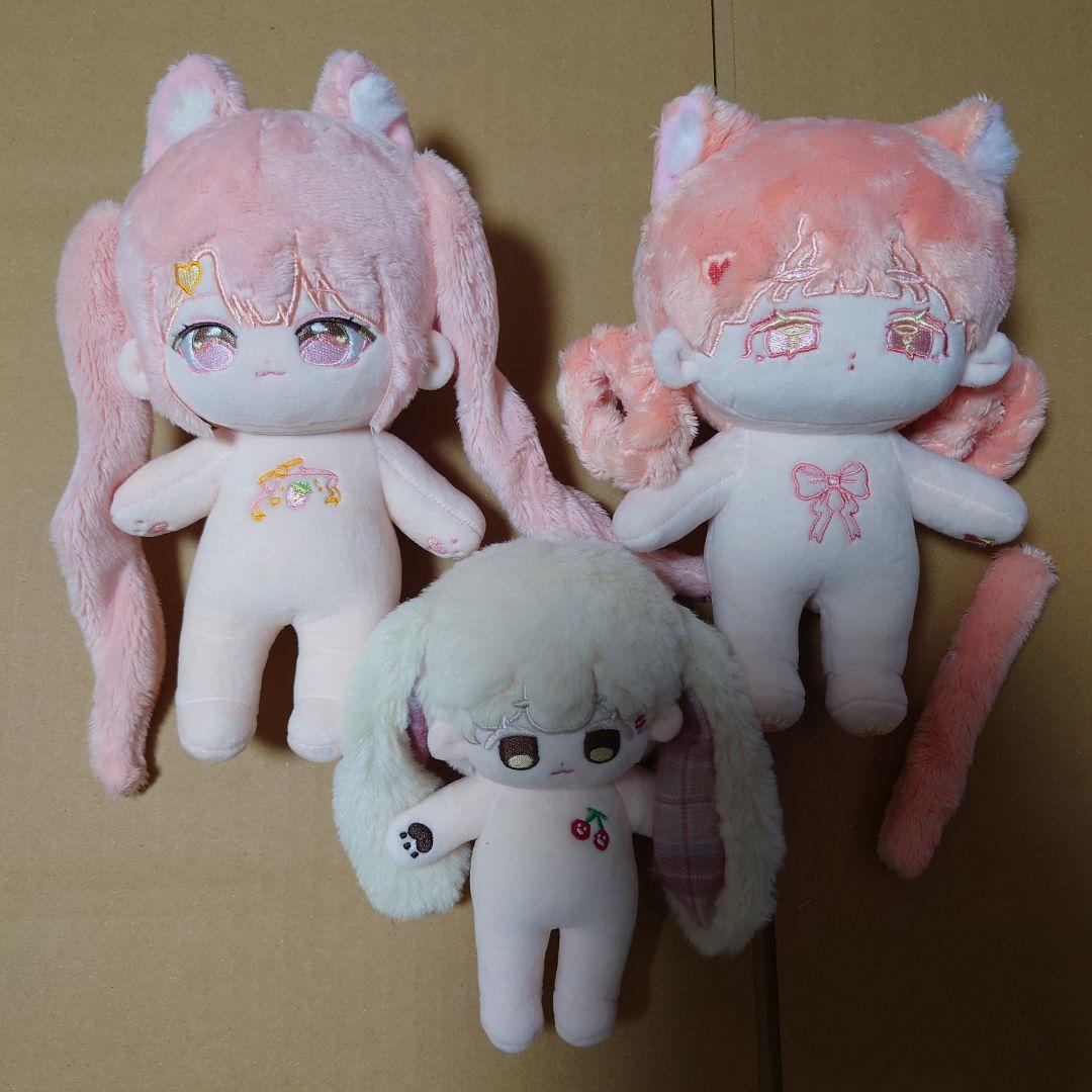 無属性 着せ替え ぬいぐるみ 20cm 中国 韓国 無属性ぬい 本体 1