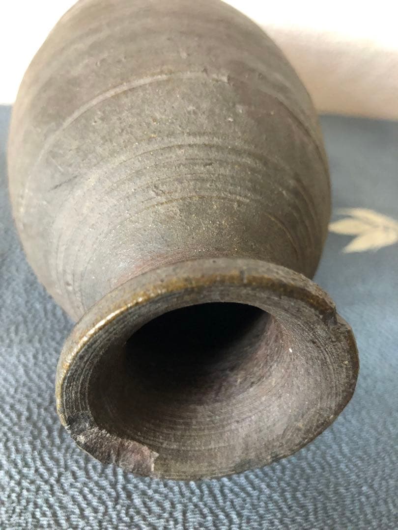 陶甕　陶瓶　骨董　古道具　酒瓶　花入