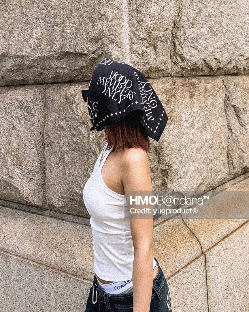 小物 MIKADO B@NDANA BLACK/WHITE