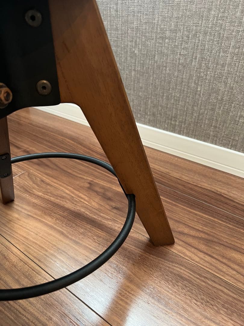 unico VIZ(ヴィズ)　スツール サイドテーブル ブラウン 高さ調整可能